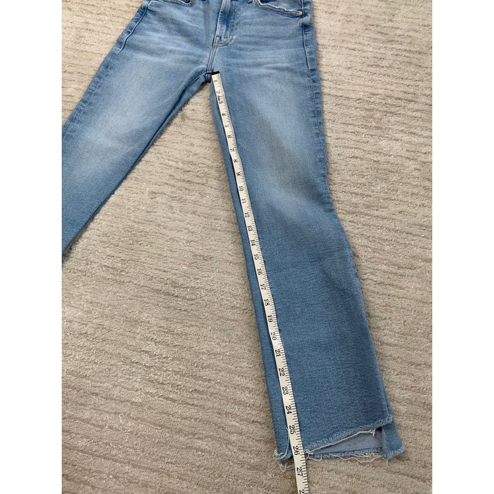 Mother Denim The Insider Crop Step Fray Jeans Size 24 Limited Edition Wash - Picture 5 of 16